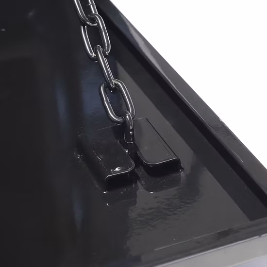 Caja de herramientas de acero inoxidable/aluminio para piezas de camiones y remolques, caja de herramientas con apertura lateral de aluminio, almacenamiento para camiones Ute